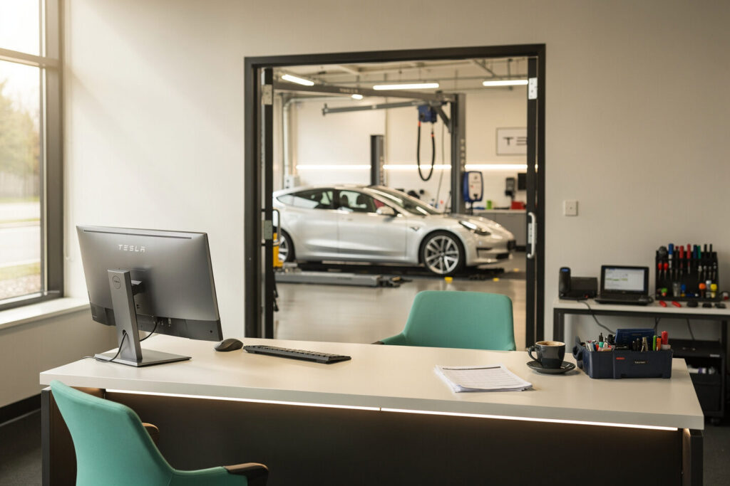 Terminvereinbarung – so läuft die Absprache mit unserer Werkstatt – Service Tesla